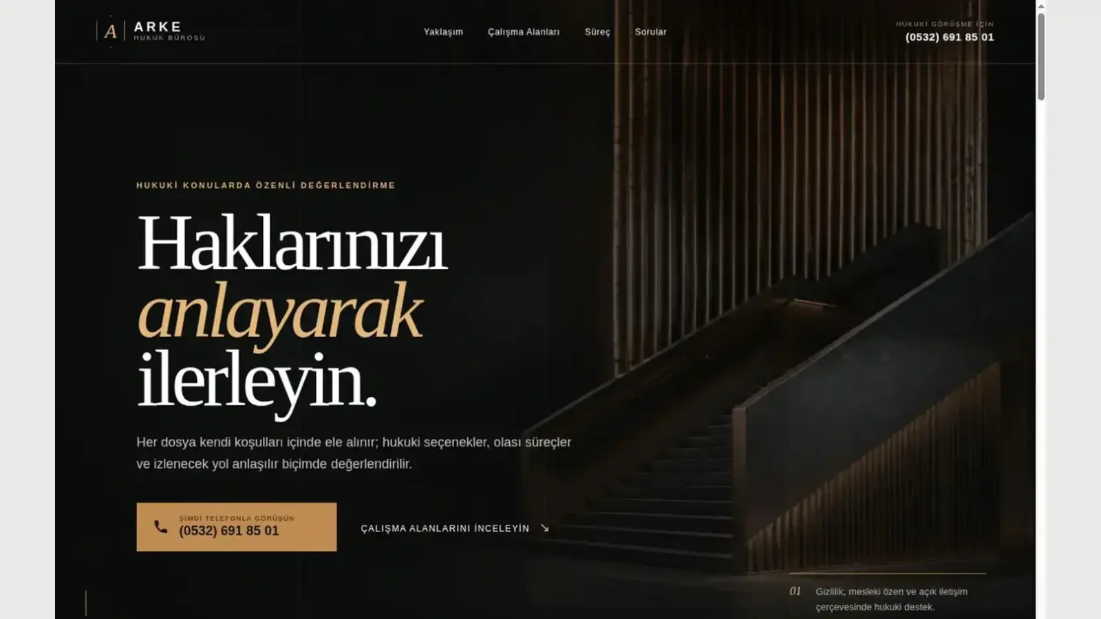 Onlex hazır web tasarımı ekran görüntüsü
