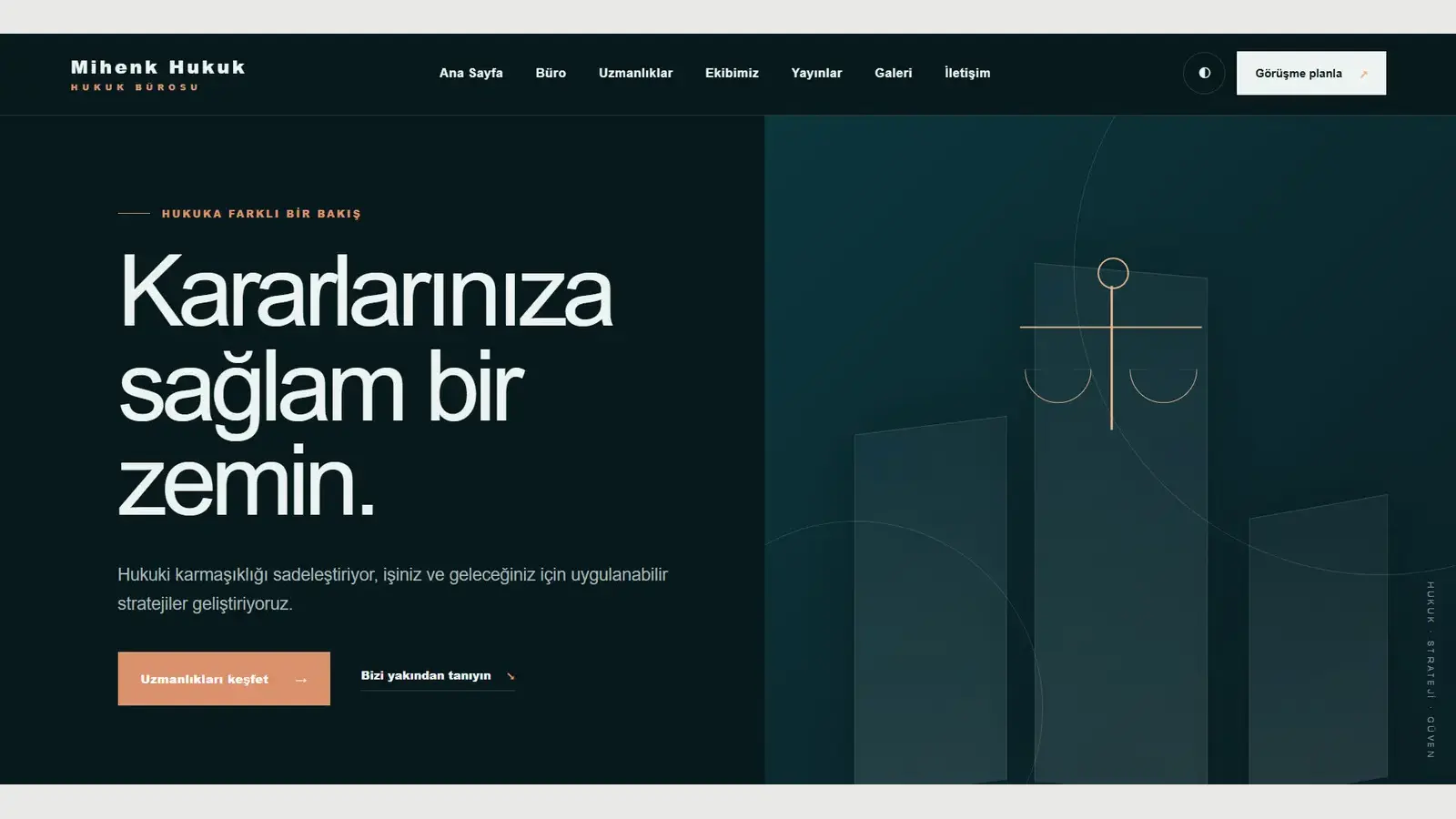 Karar hazır web tasarımı ekran görüntüsü