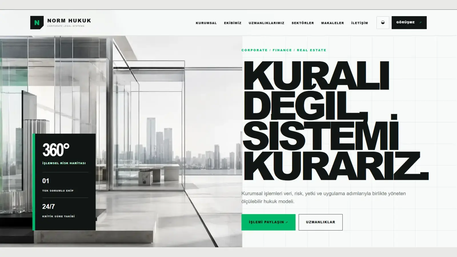 Emlex hazır web tasarımı ekran görüntüsü