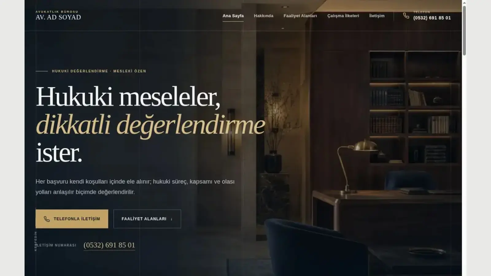 Aklan hazır web tasarımı ekran görüntüsü