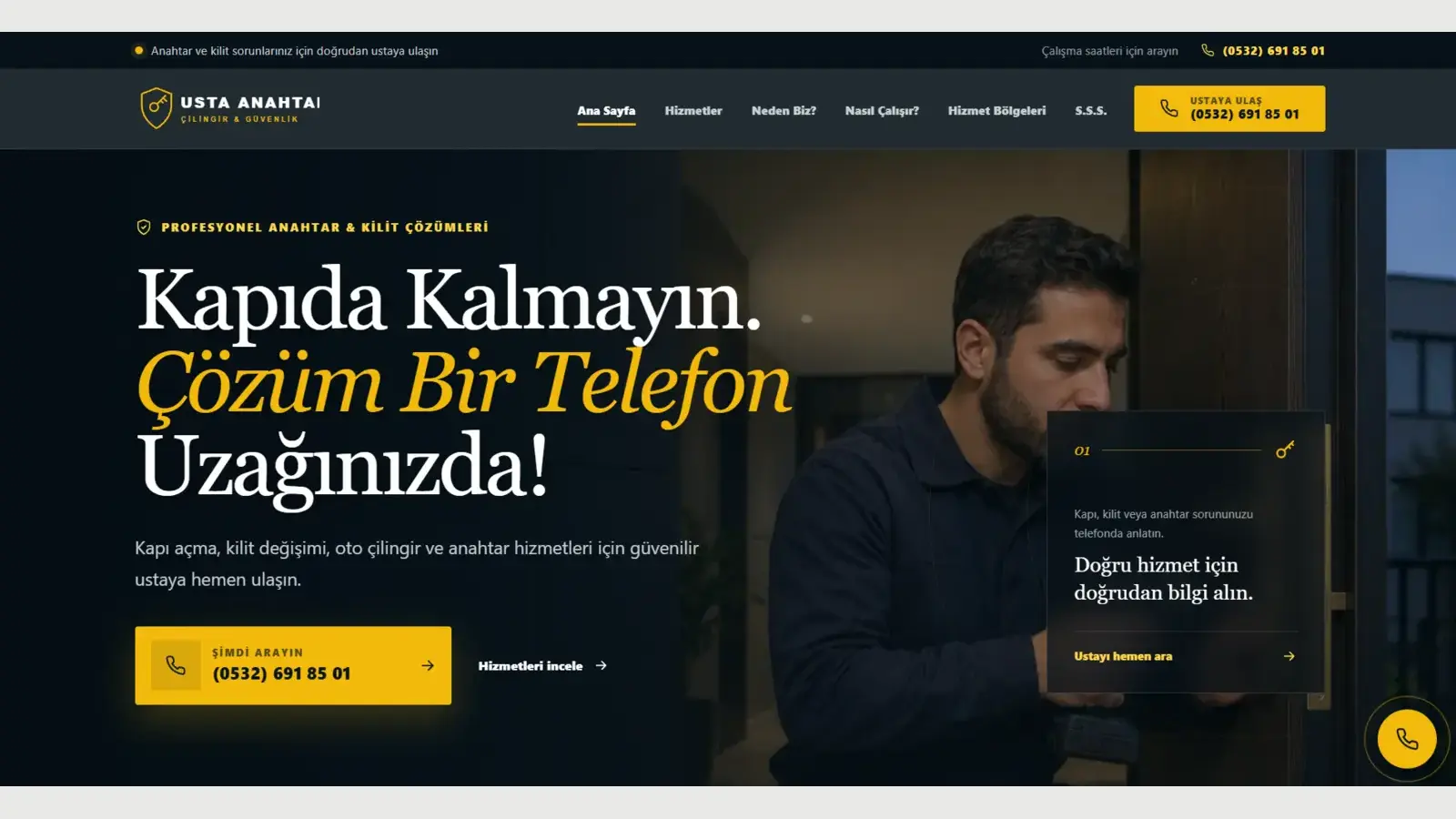 İlven hazır web tasarımı ekran görüntüsü