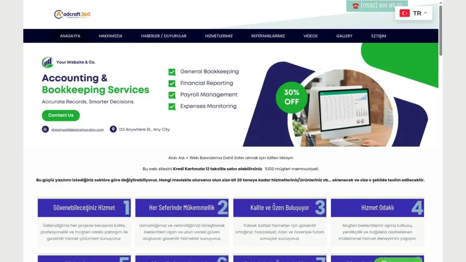 İlam hazır web tasarımı ekran görüntüsü