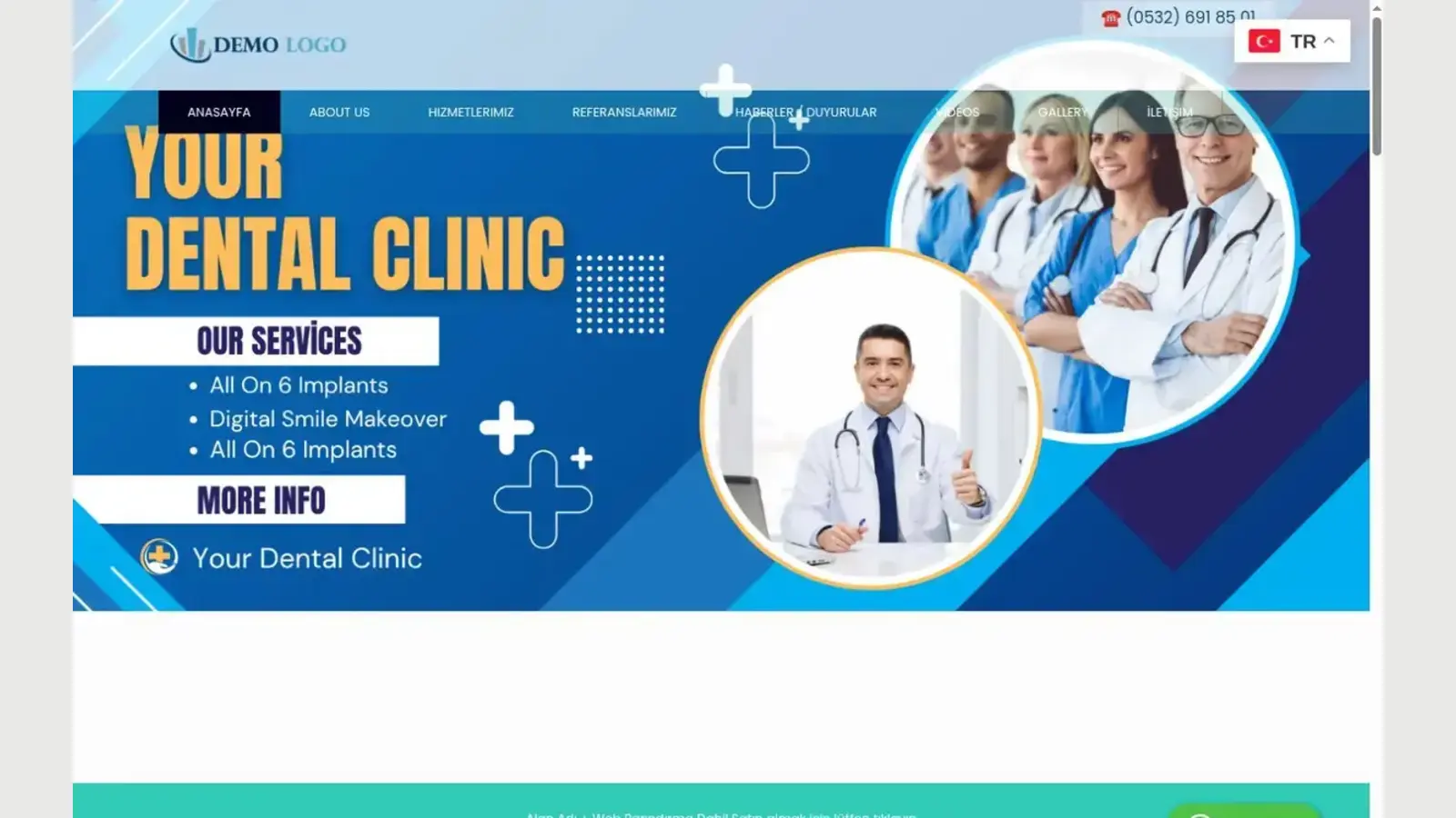 Vexil hazır web tasarımı ekran görüntüsü