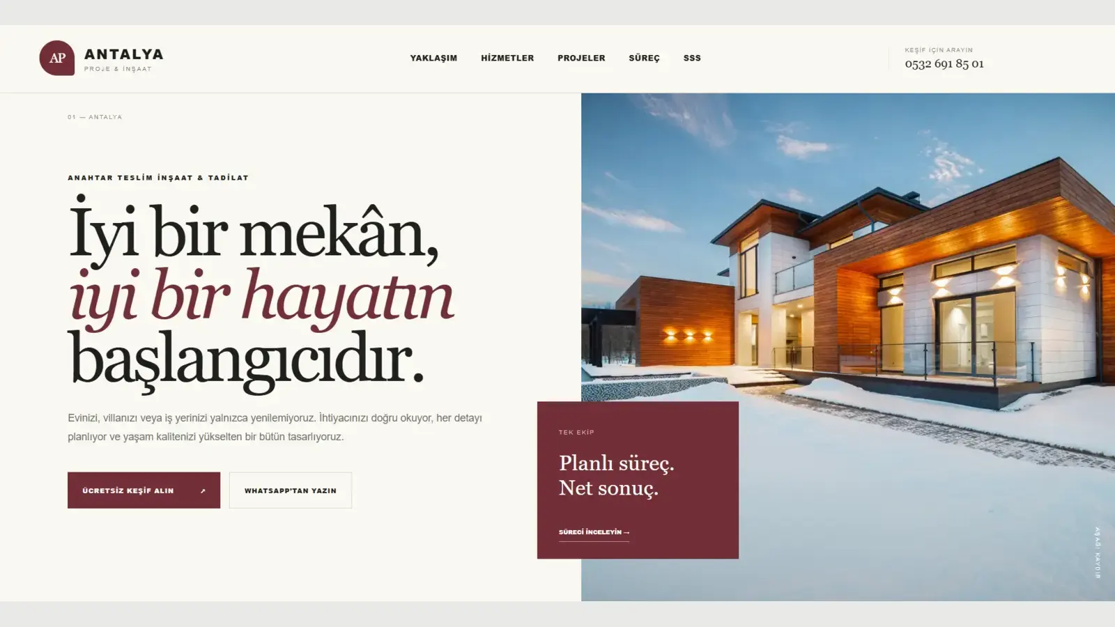 Hakia 01 hazır web tasarımı ekran görüntüsü