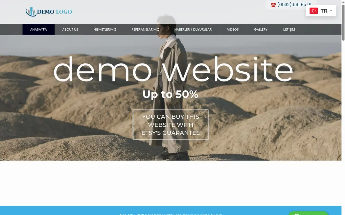 Ucuz ve Hızlı Teslim Web Tasarım Demo Web Sitesi Satın Al — Vekor ekran görüntüsü