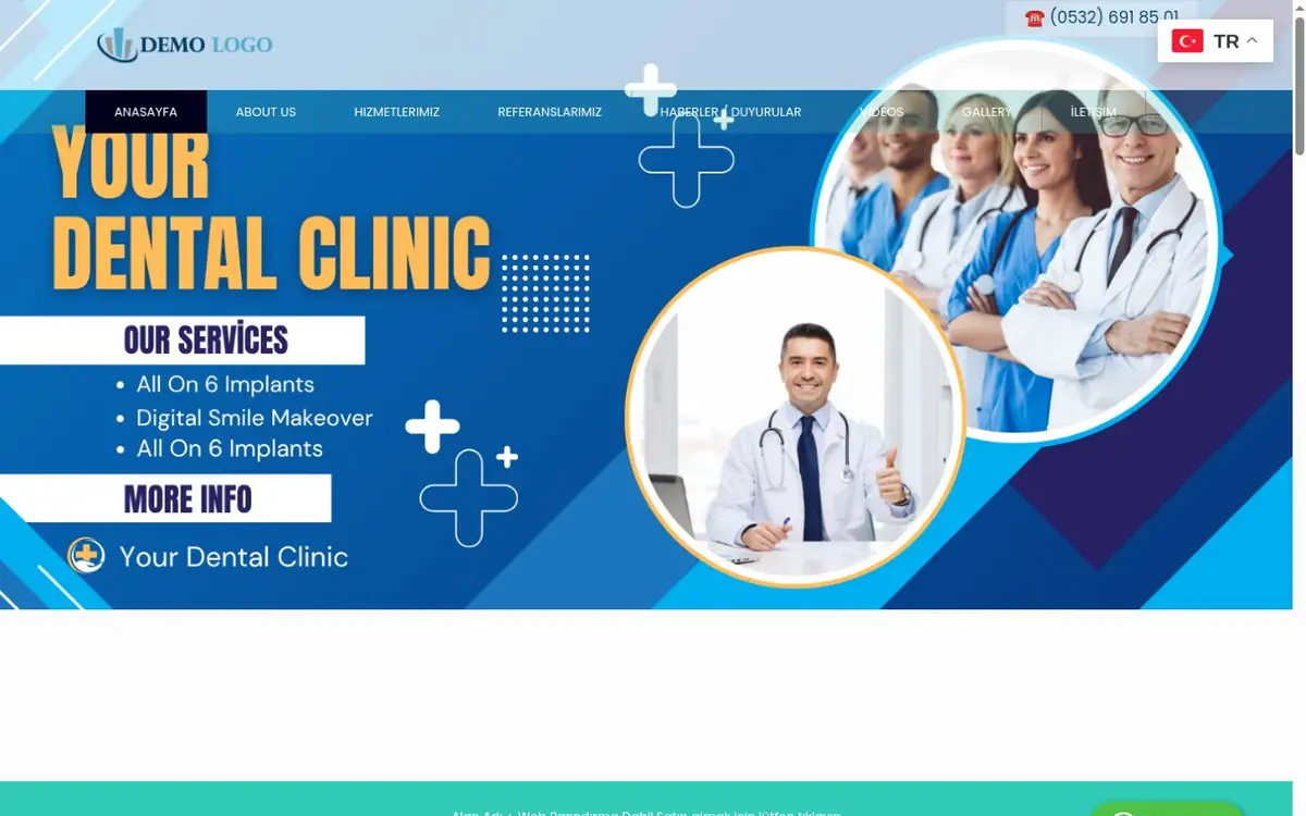 Ucuz ve Hızlı Teslim Web Tasarım Demo Web Sitesi Satın Al — Vexil ekran görüntüsü