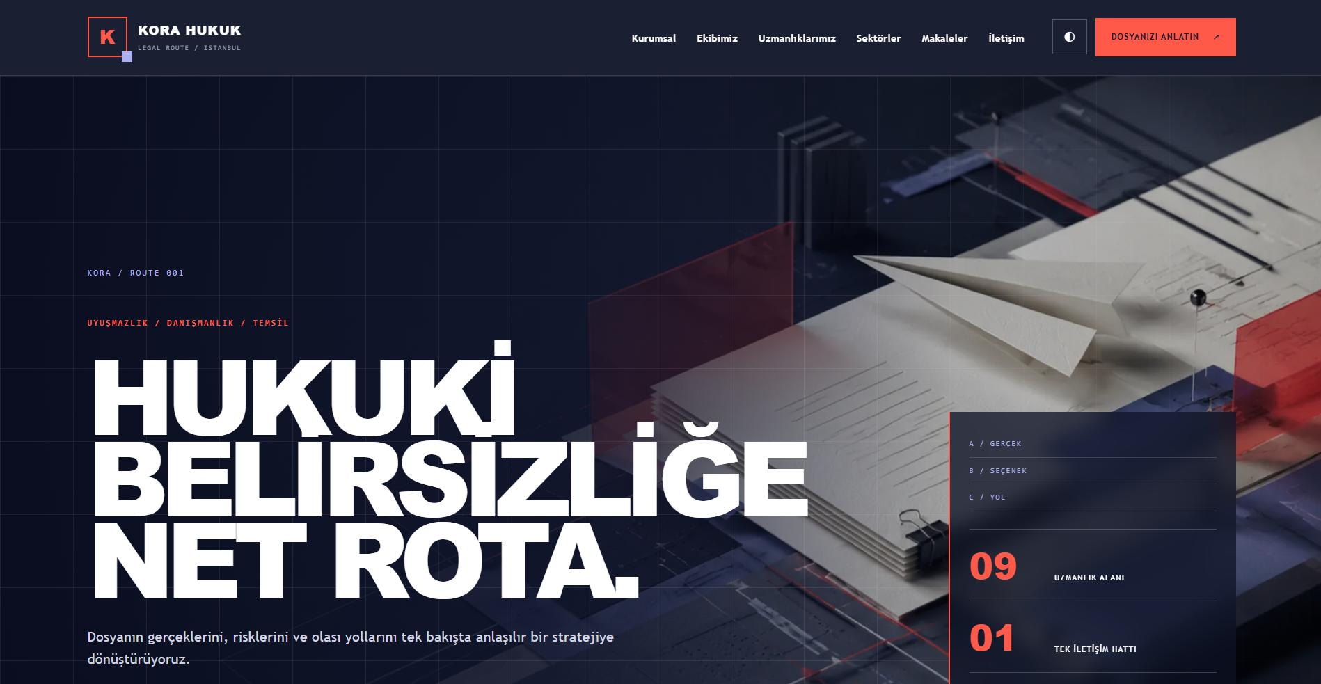 Hazır Avukat Web Sitesi Demo - Emsax ekran görüntüsü