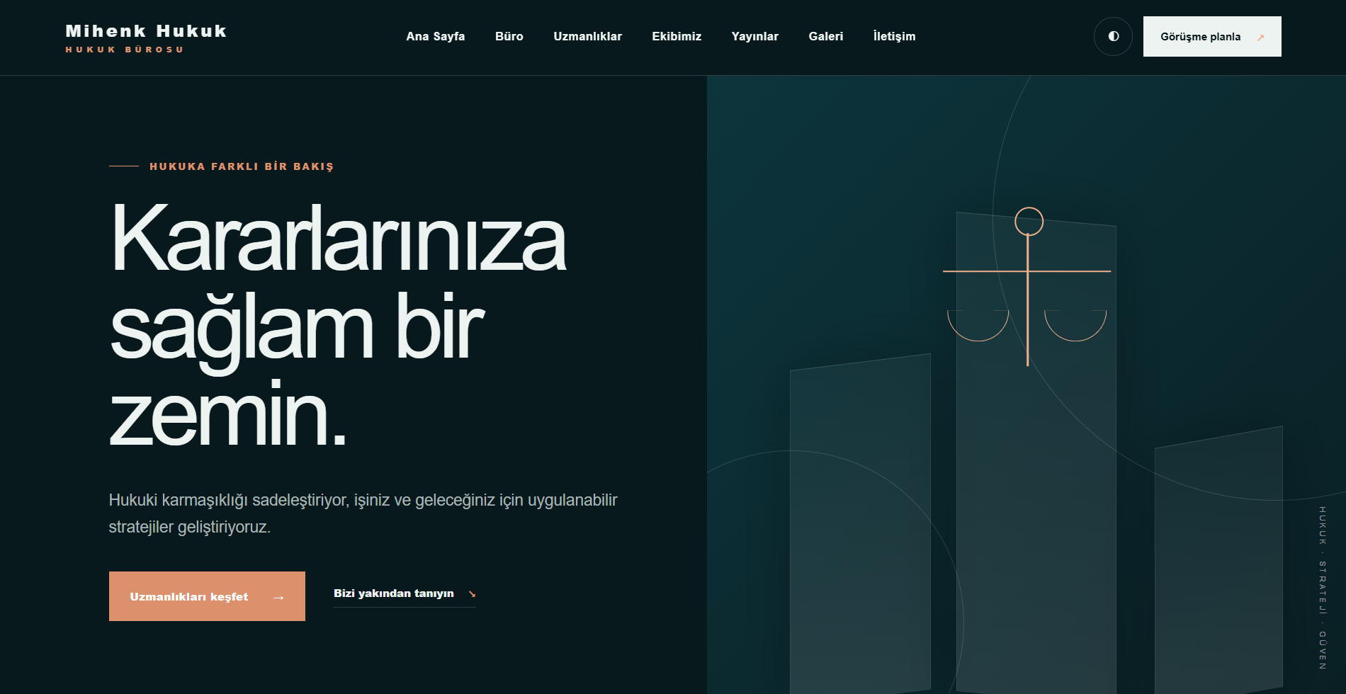 Hazır Avukat Web Sitesi Demo - Karar ekran görüntüsü
