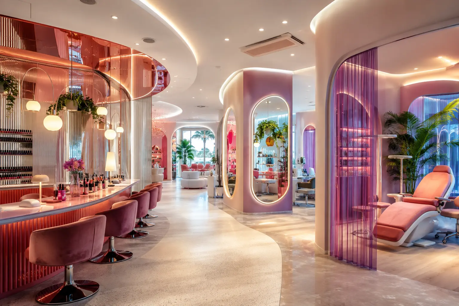 Auréa Beauty Club iç mekânı